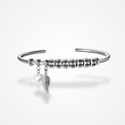 Bracelet Jonc Personnalisé Argent / 1-3 Prénoms