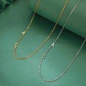 collier initiale multiple