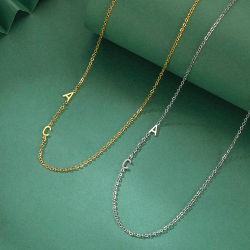 collier initiale multiple