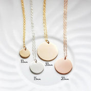 collier médaillon personnalisé