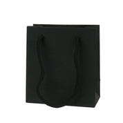 Sac cadeau noir minimaliste pour emballage de bijou